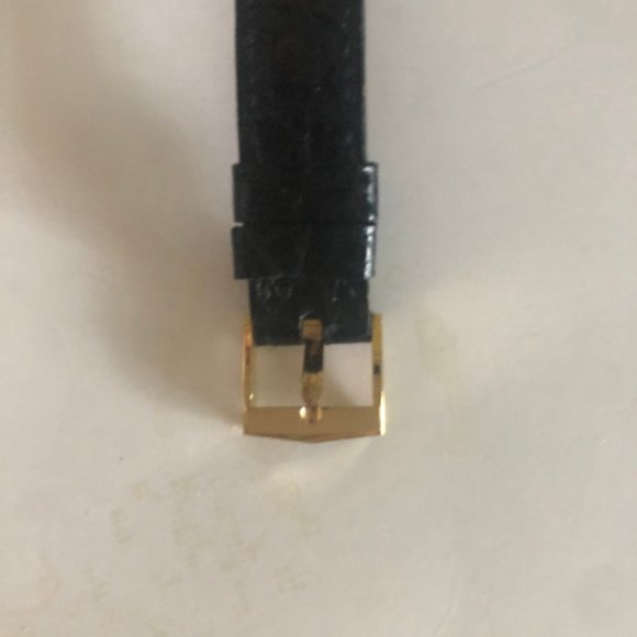 HERMES Kelly Watch 18kt Gold Plated Crocodile Band - Picture 7 of 7